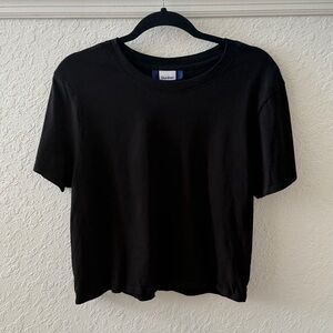 Outdoor Voices Black Crop T-shirt
